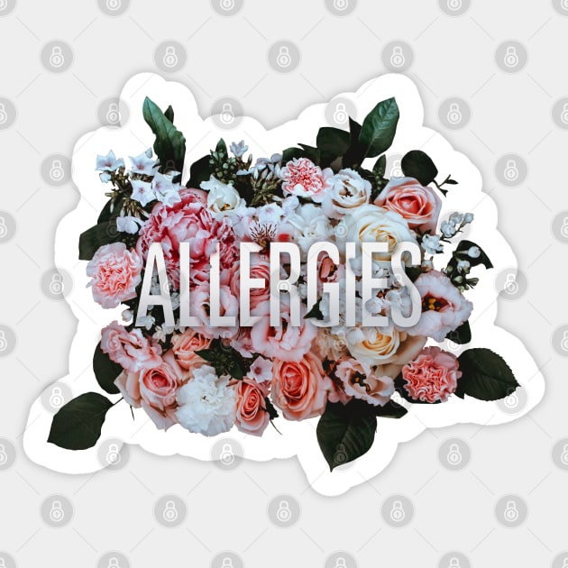 Allergies Sticker by tyleraldridgedesign